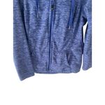 Green Tea Women's Size Small Blue Heathered Outdoor Full Zip Sweater Photo 5