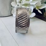 Ellen Tracy NEW Silver Cuff Watch Photo 4