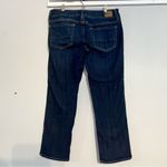American Eagle Artist Low Rise Dark Wash Jeans Crop Size 6 Photo 4