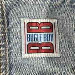 Bugle Boy Vintage 90s Jr Size 7  Jeans Distressed Blue High Rise Mom Tapered Leg Photo 7