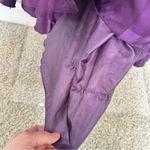 Cinderella Divine Purple Strapless Sequin Beaded Corset Back Long Gown Dress 4 Photo 14