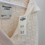 Abercrombie & Fitch Abercrombie Checkerboard Stitch Notch-Neck Sweater Photo 3