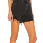 Free People  We The Free Black Denim Shorts Photo 2