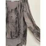 Tempo Paris  Size Small Blouse Long Sleeve Witchy Fairy Goth Whimsy Italian Top Photo 1