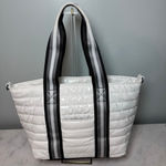 Think Royln Jr Wingman Tote Bag Large Patent White Photo 1