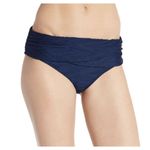 Calia Carrie Underwood Navy Blue Textured Bikini Swim Bottoms Large Photo 7