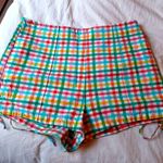 Maeve Anthropologie  Gingham Retro Style Shorts Photo 3