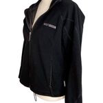 Harley Davidson Riding Jacket Fleece Wind Stopper Black Coat Women's Size Small Photo 1