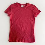 Womens Aritzia TNA Homestretch Tee Size‎ Medium Hot Pink T Shirt Photo 0