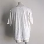 J.Jill Classic Luxe Supima Elbow-Sleeve Tee in White, NEW, Size L Photo 2
