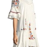 Free People  Pavlo embroidered Ivory Babydoll Tunic Dress SZ Med Photo 1