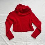 twiggy Red Turtleneck Sweater Photo 1
