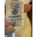 Sundry Tank Top Women XS White Ribbed Sleeveless Racerback Top Athletic Yoga Photo 8