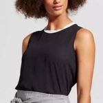 Who What Wear WOMEN’S 𝅺 black /cream sleeveless top Photo 0