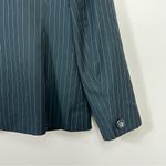 Jones New York SUIT Woman Black Gray Striped Blazer Jacket Size 14 Photo 4