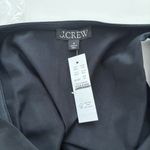 J.Crew NWT  Stretch Cotton-blend V-neck Top Black Photo 3