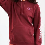 Champion  + Urban outfitters Maroon Hoodie‎ Sweatshirt Unisex size Large Photo 0