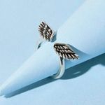 Boutique Silver Wing Ring  Photo 0