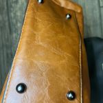 Vegan Leather Handbag Tan Photo 3
