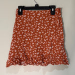 Abercrombie & Fitch Abercrombie Orange Floral Skirt‎ XS Photo 0