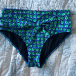 Solid & Striped  Black and Blue Bikini Bottoms Photo 0