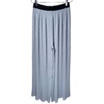 ZARA High Waisted Pleated Wide Leg Pants in Dust Blue Photo 8