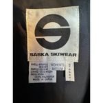 1980's Vintage Saska Ski wear Womens Ski Jacket Size S Blue Photo 2