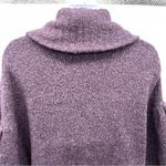 BCBG MaxAzria Purple/Mulberry Short Puffed Bell Sleeve Cardigan Sweater-Size M/L Photo 5