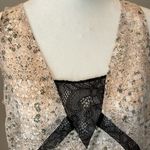 BCBGeneration 𝅺BGBGENERATION Sheer Top with Lace Details, Size Small, NWT Photo 1