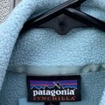 Patagonia  Classic Synchill Marsupial Light Blue Pullover Women’s Sweater Sz L Photo 3