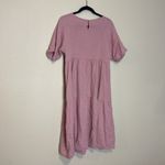 Johnny Was  Calme Raglan Tiered‎ Dress Size Small Blush Pink Photo 8