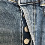 Free People  Jeans High Rise Distressed Skinny Button Fly 26 Photo 2