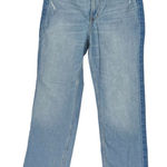 Abercrombie & Fitch Abercrombie Zoe Natural Rise Ankle Straight Leg Jeans Light Wash Size 6 / 28 Photo 0