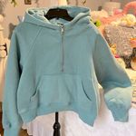 Comfy Hoodie Half Zip Scuba New Green Size M Photo 1