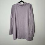 J. Jill lavender cowl neck sweatshirt size large Purple Photo 5