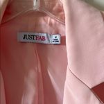 JustFab Women’s Pastel Pink Blazer Jacket w/ Shoulder Pads - Size Medium Photo 1