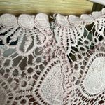 Lane Bryant Pink Lace Peplum Top Photo 4