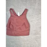 Lululemon  Wunder Train Long-Line Bra Medium Support C/D Cups Dusty Pink, Size 4 Photo 1