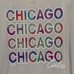 Majestic  Chicago Cubs baseball woman LARGE t shirt super soft Photo 3