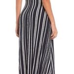 Tommy Bahama Tommy Bahama Anoche Sleeveless Stripe Shift Shark-bite Maxi Dress Size Small Photo 1