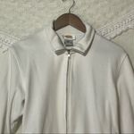 Talbots White Full Zip Jacket Size Petite Large Photo 3