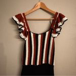 ZARA ‎ Crochet Flare Jumpsuit Photo 2