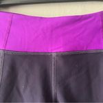 Lululemon  Dark Purple Tight Stuff Scalloped Reflective Leggings Size 4 Photo 2