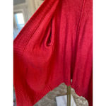 Aerie  Open Front Wool Cardigan Cottagecore Soft Lounge Cozy Red Parisian Scandi Photo 8