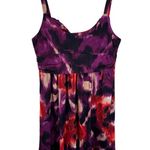 Bisou Bisou Michele Barbot Y2K V-Neck Lined Ruffled Knee Length Dress Size 14 Photo 1