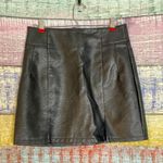 Topshop Faux Leather Miniskirt Photo 0