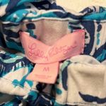 Lilly Pulitzer  Ailsie Keep On Trunkin Blue Print Sleeveless Jumpsuit Size Med‎ Photo 9