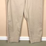 Ann Taylor Women’s Curvy Fit Academia Career Office Beige Khaki Ankle Pants Photo 2