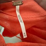 Free People Long Weekend Knit Halter Crop Tank Top Watermelon Coral Medium NEW Photo 4