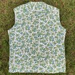 Vintage 50s Shapely Classic Floral Calico Shirt Multi Photo 2